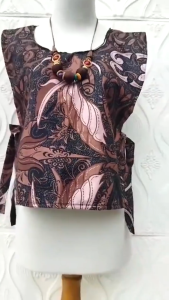 Vest Batik Jumputan Viral Rompi Batik Wanita COD - GT