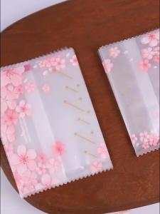 100pcs Handmade Cookie Bag Candy Pastry Heat Wrapper Polvoron Wrapper Christmas Gift Bag Party DIY