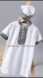 Baju Koko Jubah Bayi 0-4 Tahun Gamis Bayi Laki-laki Aqiqah