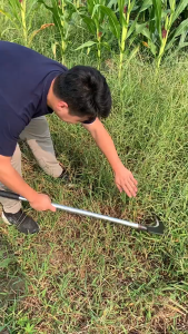 Sabit Arit Rumput Baja Asli Sabit Kapak Ganda Alat Pemotong Ranting Pohon Alat Panen Padi Potong Rumput