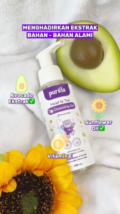 PURELA Head to Toe Cleansing Gel - Sabun Dan Sampo Anak Untuk Membersihkan Rambut Dan Badan si Kecil