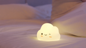 Cloud light cute silicone elastic bouncy cloud light cute light for room deco