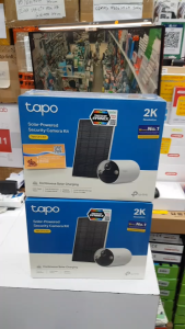 TP-Link Tapo C410 KIT ชุดกล้องวงจรปิด คมชัด 2K 3MP พร้อมแผงโซล่าร์เซลล์ Solar-Powered Security Camera Kit TAPO-C410-KIT