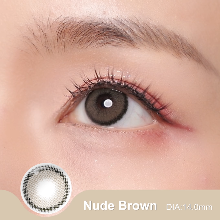 ✨Graded Lens(0.00~-6.00)✨ คอนแทคเลนส์สายตาสั้นแห่งปี 14.0 mm กล่องเลนส์ฟรี เลนส์แห่งปี magister 2 ชิ้น