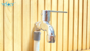 Kran/Keran Kamar Mandi/Taman/Tembok Bahan Kuningan/Brass Veloce Lapis Chrome / Kran Air Bahan Berat | 2092