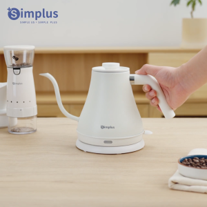 Simplus Ấm pha cà phê  Ấm đun siêu tốc thép không gỉ 304   0.8L Vòi nước dài  Ấm đun siêu tốc cổ ngỗng  Phù hợp dùng cho cà phê phin   Tự tay pha cà phê và trà  DRSH009- Bảo hành 1 năm 1 đổi 1 - Lazada