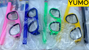【COD&Local】Kids Swimming Goggles Swimming Diving Snorkel Scuba Scuba Diving Kids Snorkel Set