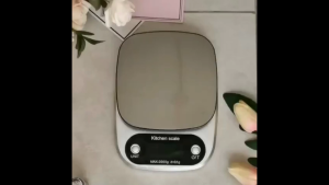 Cân Điện Tử Mini Nhà Bếp 3kg - 0.1g Có Màn Hình Led Cảm Ứng Hợp Kim Thép Độ Chính Xác Cao - Cân Tiểu Ly Nhà Bếp + Tặng Kèm Pin