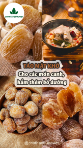 Táo mật khô 500g quả táo mật tẩm đường dùng pha trà nấu canh nấu sữa hạt ăn vặt thơm ngon