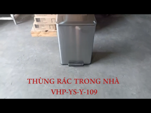 Thùng rác Inox đạp chân Hồng Phát dung tích 50L VHP-YS-B-109
