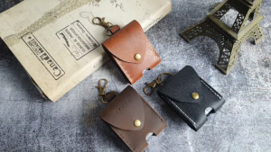 [Da thật] Bao da đựng bật lửa Zippo da bò thật ZP101LD (Đen/Nâu/Nâu sẫm) - 100% da thật BH 3 năm