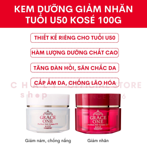 Kem ngày chống lão hoá tái tạo dưỡng trắng tuổi trung niên Kose Grace One Perfect Gel Cream UV 100g Nhật