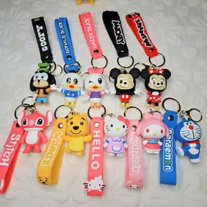 *RGK* Gantungan Kunci 3D Disney Mickey Minnie Donald Duck Daisy Aksesoris Gantungan Tas Kecyhain
