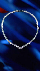 🖤Swarovski🖤Mesmera series mixed cut white gemstone pendant necklace XL-BS489653150 classic design style couple necklace 925 sterling silver womens fashion necklace special gift for boyfriend or girlfriend