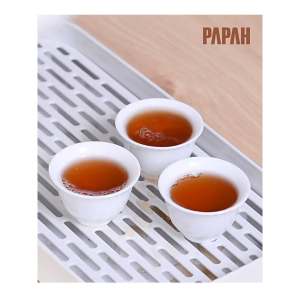 Khay úp ly cốc khay trà nhựa PP cao cấp 2 lớp chịu nhiệt sử dụng đa năng cho gia đình-NIEVE