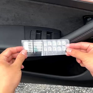 Set Stiker Tombol Mobil Bercahaya Car Sticker Lampu Interior Mobil HM083