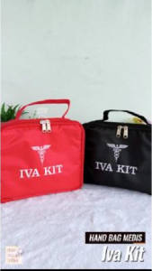 Handbag Medis IVA KIT  Tas Medis P3K Obat Pouch Travel Hand Bag First Aid Kit Tas Jinjing