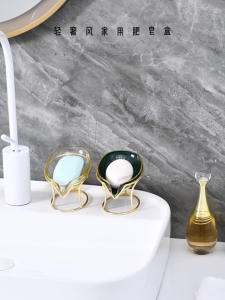 Soap Box Soap Box Storage Rack Draining Toilet Soap Rack Punch-free Suction Cup Wall-Mounted Artifact Storage