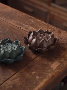 Porcelain Lotus Seed Head Incense Burner Incense Coil Burner Home Deco Incense Cone Burner