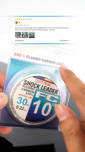 Senar Pancing Shock Leader Optima Fluorocarbon 100%