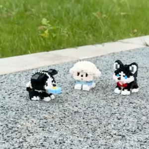 Mainan Balok Anjing Kucing Mini Lucu Mainan Bricks Nano 3D Edukasi Murah Kartun