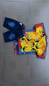 TSE Kaos Anak Cowok Lak-Laki Superhero Little Space 1-8 Tahun ACS