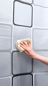 ม่านห้องน้ำ ม่านห้องน้ํากันเชื้อรา ผ้าม่านกันน้ำ PEVA ม่านพลาสติก 80*180/150*180/200*200CM มี3ลายให้เลือก