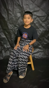Sarung Anak TK PAUD 3 - 8 Tahun Hitam Gunungan Model Wadimor