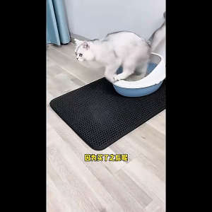 ชุด แผ่นดักทรายแมว 2 ชั้น EVA ดักทรายแมว 2 สี 3 หลายขนาด สามารถนำทรายกลับมาใช้ไหม่ได้