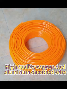 2 Cores Orange Power Cables #10 #12 #14 Soft Extension Cord Waterproof Professional Quality Outdoor Thick Cords