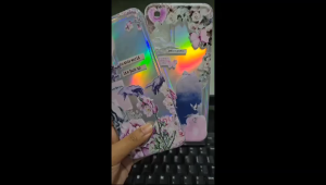 Case Hologram VIVO Y12 Y12i Y15 Y17 Y20 Y12S Y20S Y20SG Y21 Y21A Y21S Y21E Y21T Y33S Y33T Motif ( 3D FLW ) Softcase Hologram Bening Tebal - Clear Case 2MM - Sofkes Hp - Kesing Lucu - Casing Viral