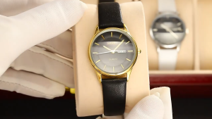 COD/BAYAR DITEMPAT Jam Tangan wanita skmei 2251 kulit klasik Tanggal hari aktif analog water resist original