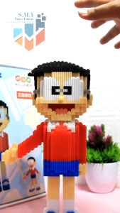 SMY Nano Block Doraemon Edition Mainan Anak Bricks Education Toys Balok Susun Puzzle Animasi 3D DIY