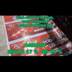 SPANDUK GAPURA 17 AGUSTUS 2025 HUT RI KE 80  BISA CUSTOM DAN FREE DESIGN AMBIL PROMO BELI 1 dapat 3