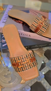 SANDAL SELOP FLAT ZARA KEKINIAN KOREAN STYLE KODE A15B