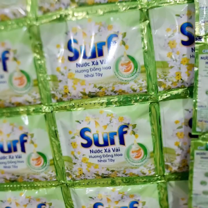 Nước xả vải Surf dây 10 gói/dây hương hoa nhài tây (20ml/gói)