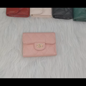 Danlu Slim Wallet for Women RFID Blocking Bifold Credit Card Holder with Zipper Coin Pocket