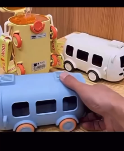 BOTOL MINUM ANAK BENTUK MOBIL 500ML BOTOL MINUM ANAK KARAKTER TALI PANJANG