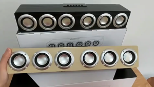 ลำโพงบลูทูธ รูปแบบลำโพงคอมพิวเตอร์ จัดส่งจากกรุงเทพ การ์ด TF ซาวด์บาร์ลำโพงคอมพิวเตอร์ รูปแบบสายลำโพง ลำโพงกันยาว รูปร่างล่างการ์ด TF ให้เชื่อมต่อกับทีวี/คอมพิวเตอร์