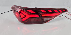Honda Civic FE (2022-2024) ULTIMATE DESIGN Tail Lamp Tail Light LED DRL Daylight Taillamp Taillight Running Signal Brake Light Welcome Light Sequential Signal Taillamps Taillights AUDI A5 2022 2023 2024