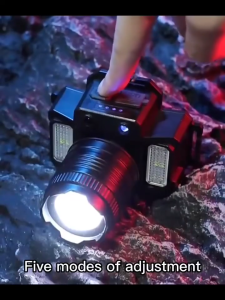 LED Senter Super Terang Kepala LED USB Rechargeable Lampu Depan Luar Yang Kuat Lampu Depan Tahan Air Sensor Gerak Senter Berkemah Senter Kepala Super Terang Untuk Berburu Mendaki Ikan Darurat Promosi Berkemah Luar Ruangan Pertahanan Diri