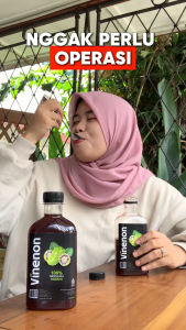 Paket 2 Botol Cuka Mengkudu Vinenon -- Sembuhkan Batu Ginjal Tanpa Operasi - 300ml Halal BPOM