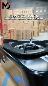 Rinnai Kompor Gas 1 Tungku Sun Burner RI301S - Hitam