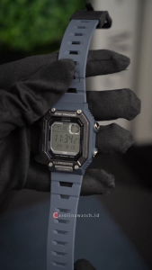 Jam Tangan Pria Casio Step Tracker WS-B1000-2A Blue Dial Blue Resin Band