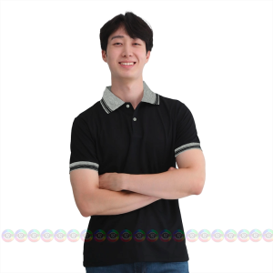 PS Kaos Polo Lengan Pendek Kaus Polos Kerah Abu Lis Polo Shirt Dewasa