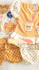 Setelan Baju Anak Bayi Motif MOUSE / Rok Planet Kidz 0-9 Bulan - Planet Kids (Planet Kid)