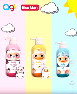 Sữa tắm gội toàn thân AGI 2 in 1 cho bé 700ml