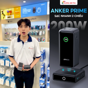 Đế sạc Anker Prime Power Bank 1USB 2Type-C 100W A1902 - Hàng chính hãng - Thiết kế thông minh nhiều tính năng tiện lợi chất lượng bền bỉ và an toàn khi sử dụng