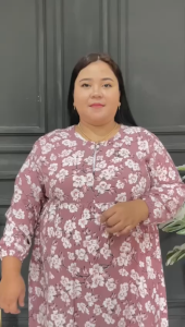 DRES WANITA MIDI DRES RAYON PREMIUM DRES JUMBO MODEL BARU SAKDRES MIDI JUMBO MOTIF BUNGA MIDI DRES BUSUI GAMIS MIDI