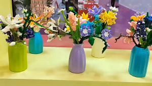 Lovely And Romantic Various Flower Building Block Toys For Kids Boy Toys For Kids Girls